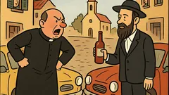 Vic: Sudarili su se svećenik i rabin…