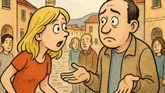 Vic: Plavuša pita što znači 'I don't know'?