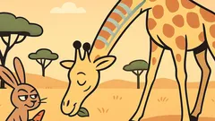 Vic: Žirafa se hvali zecu vratom